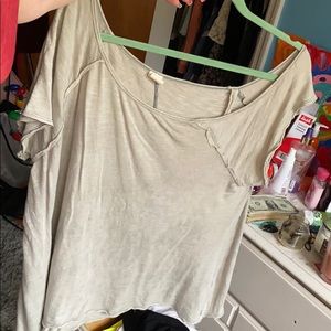 Free people off the shoulder shirt